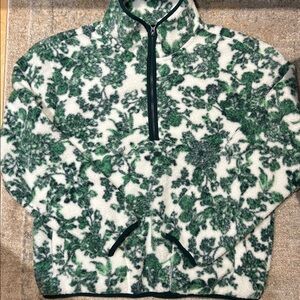 lands end fleece quarter zip pullover